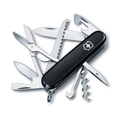 Victorinox Huntsman Couteau multi-fonctions Noir, Acier inoxydable