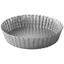 Moule à tarte haut cannelé perforé 20 cm - Delize