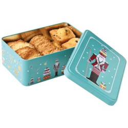 BOITE A BISCUITS  METAL VIDE CASSE NOISETTE