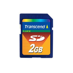 Carte mémoire SD Transcend SD 2 Go
