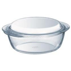 Cocotte en verre ronde 1,6 L - Essentials 4 en 1