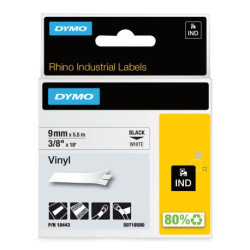 Dymo Schriftband 18443 Black White (S0718580)
