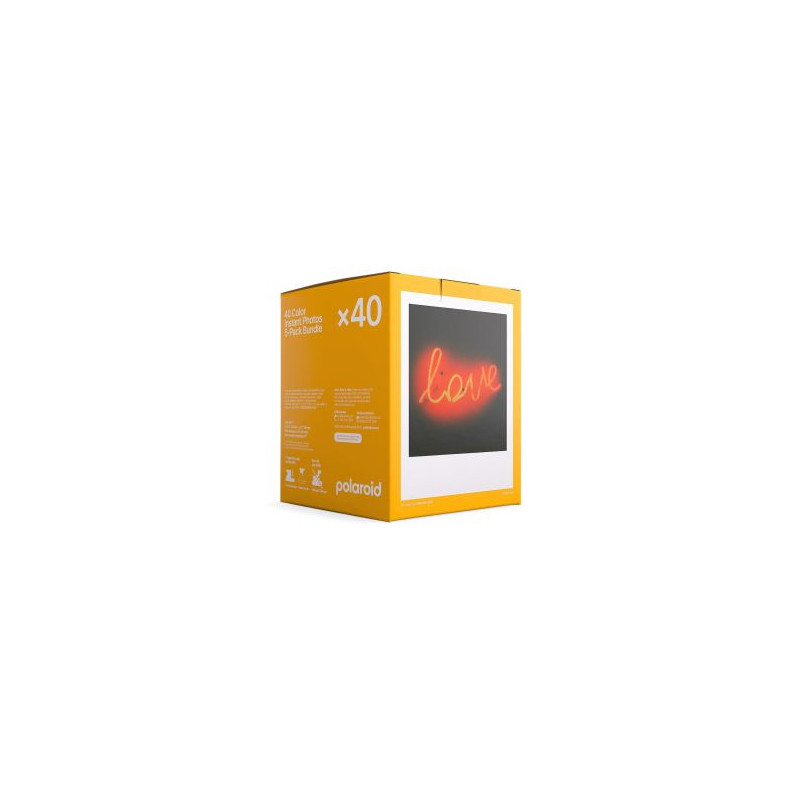 Papier photo instantané Polaroid Color film for i-Type – x40 film pack