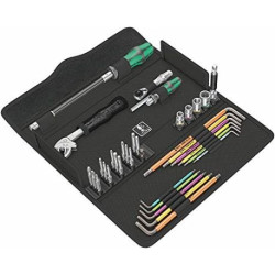 Wera 05134013001 Kraftform Kompakt F 1 Jeu d’outils de vissage pour les installateurs de fenêtres, 35 pièces