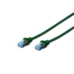 DIGITUS Patchkabel RJ45 SFUTP Cat5e 1.00m grün Hebelschutz Polybeutel