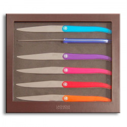 LAGUIOLE Coffret 6 Couteaux ACIDULE - Multicolor