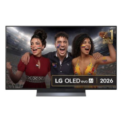 LG OLED evo AI OLED48C6ELB 121,9 cm 48 pouces 4K Ultra HD Smart TV Wifi Noir