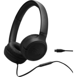 JBL Tune 530C USB C Casque Avec fil Arceau Musique/Quotidien USB Type-C Noir