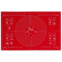 Grande feuille à pâtisserie 60 x 40 cm Rouge