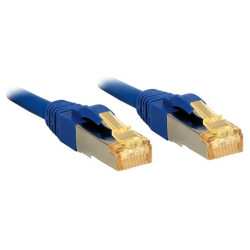 LINDY Patchkabel Cat6A SFTP LSOH Cat7 Rohkabel blau 2.00m