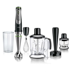Braun MultiQuick 9 MQ 9147X 0,6 L Mélangeur par immersion 1200 W Noir, Acier inoxydable